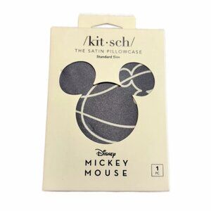 Kit•sch Disney Mickey Minnie Mouse Satin Pillowcase Zipper Standard/Queen New